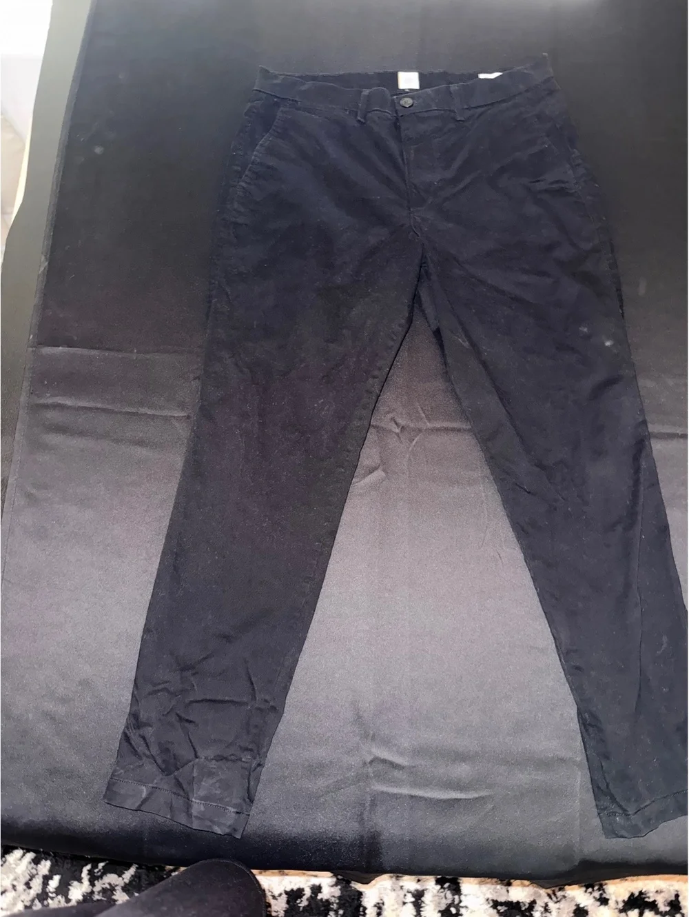 GAP Black Straight Fit Chino Pants Size 34x30